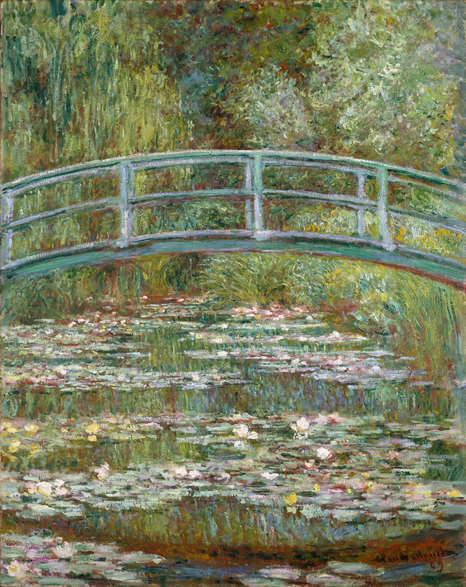 Il ponte giapponese su uno stagno di ninfee - Metropolitan Museum of Art, New York